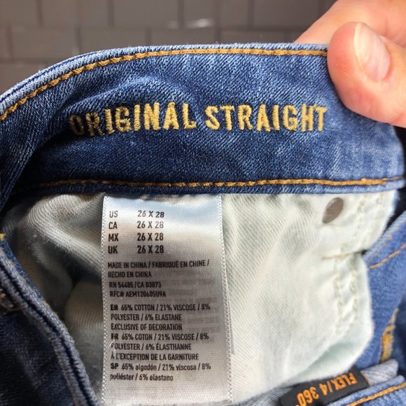 American Eagle Outfitters Original Straight Jeans - 26x28 - Picture 5 of 5